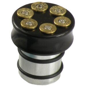 CPV CVP, oil tank fill plug, no dipstick. Bullet. Black