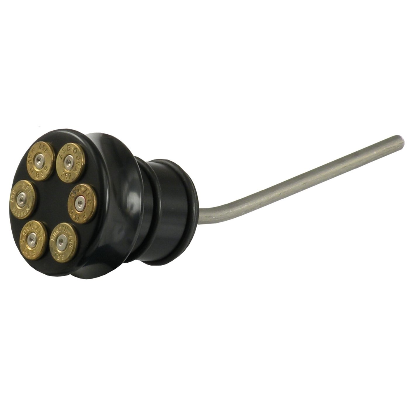 CPV CVP, oil tank fill plug, with dipstick. Bullet. Black