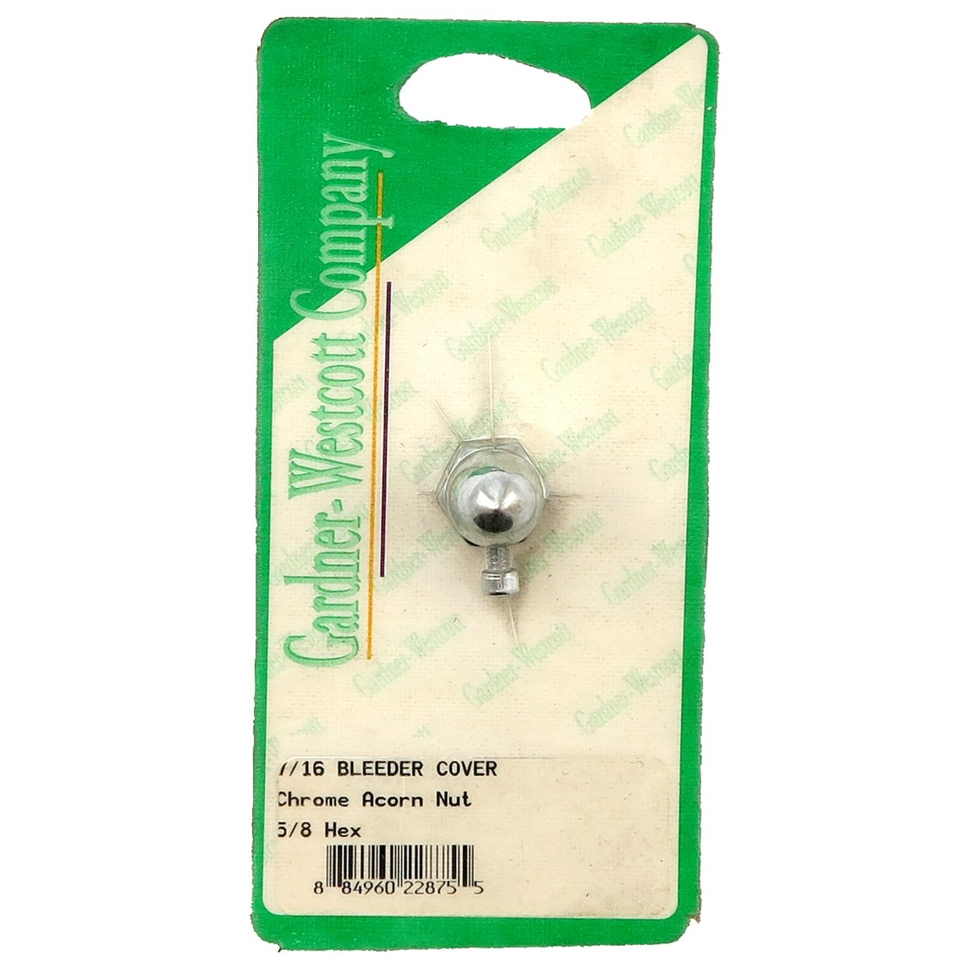 Gardner-Westcott Hex bleeder cover acorn 7/16 inch
