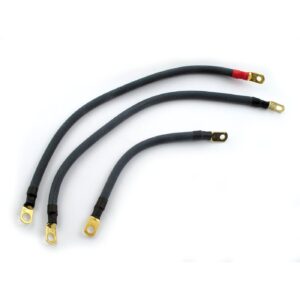 Jims JIMS, Superflex battery cable set. 10", 15", 8"