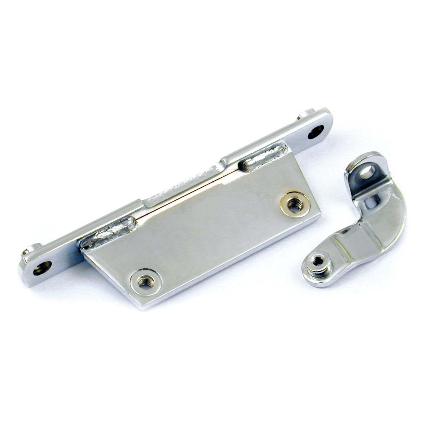 MCS Oil tank mount bracket kit. Chrome