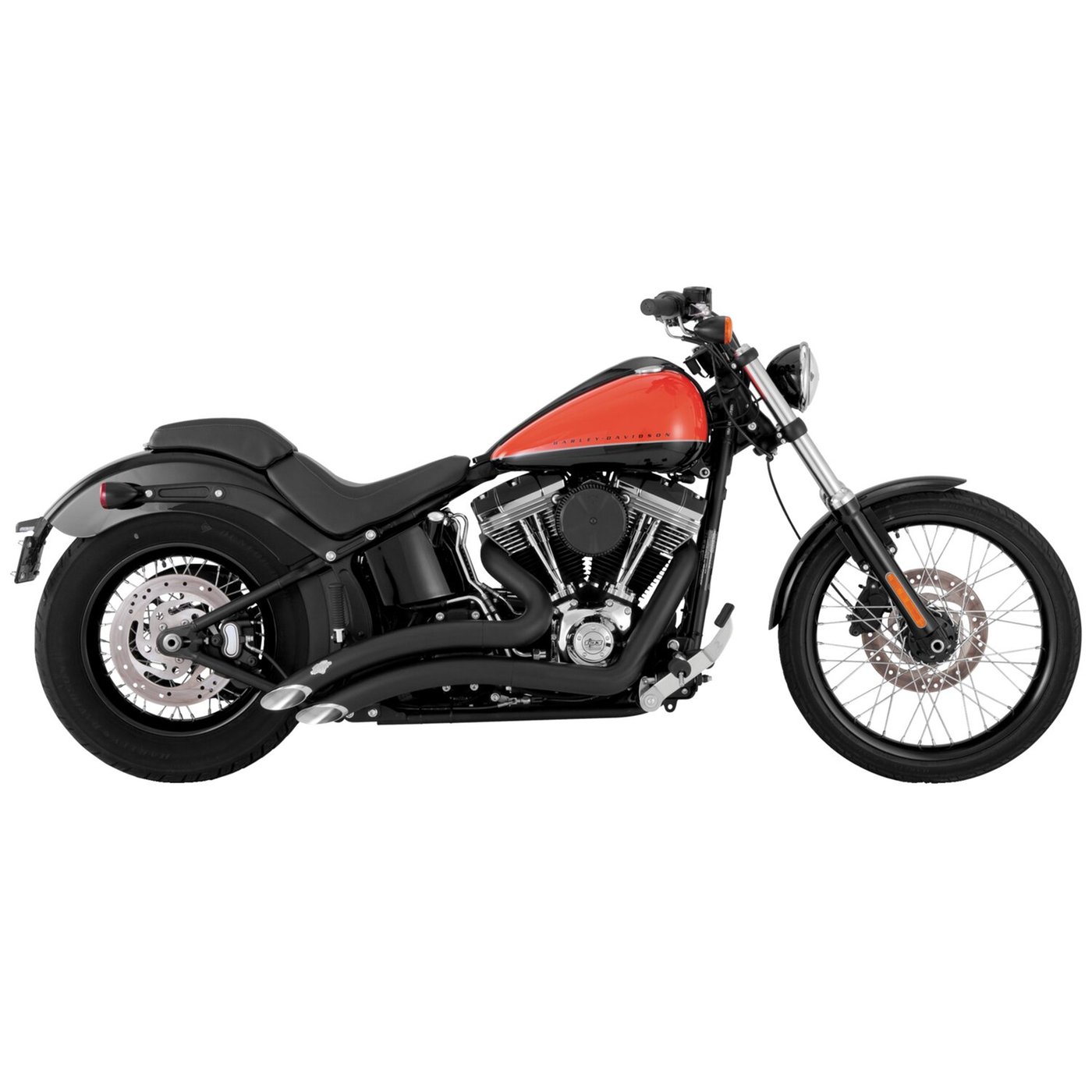 Vance & Hines Vance & Hines, 2-1/2" big radius 2-2 exhaust. black