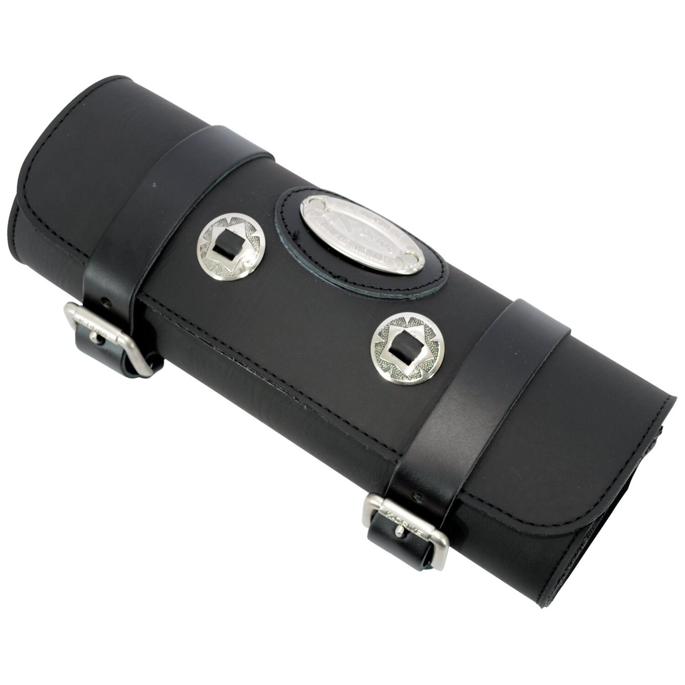 Longride Longride, genuine leather tool roll 2.8L. Smooth black - Image 2