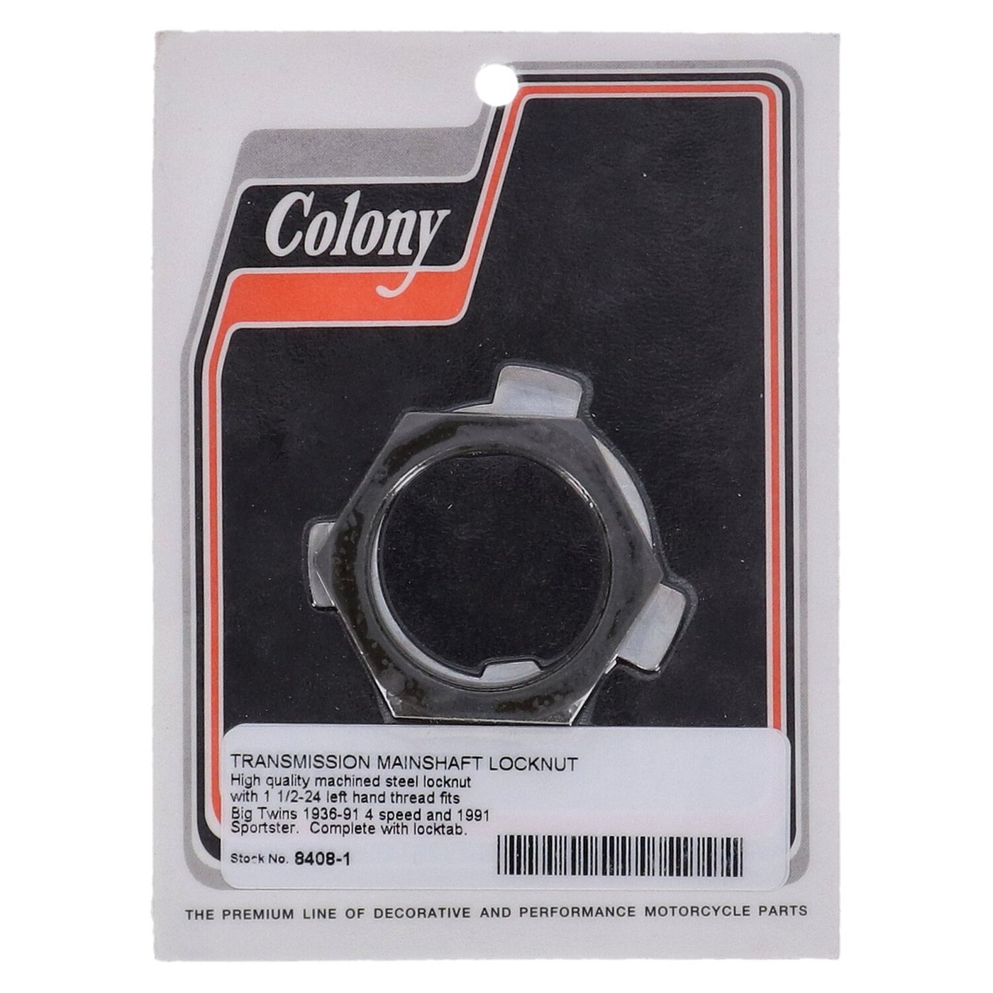 Colony Colony, transmission sprocket nut