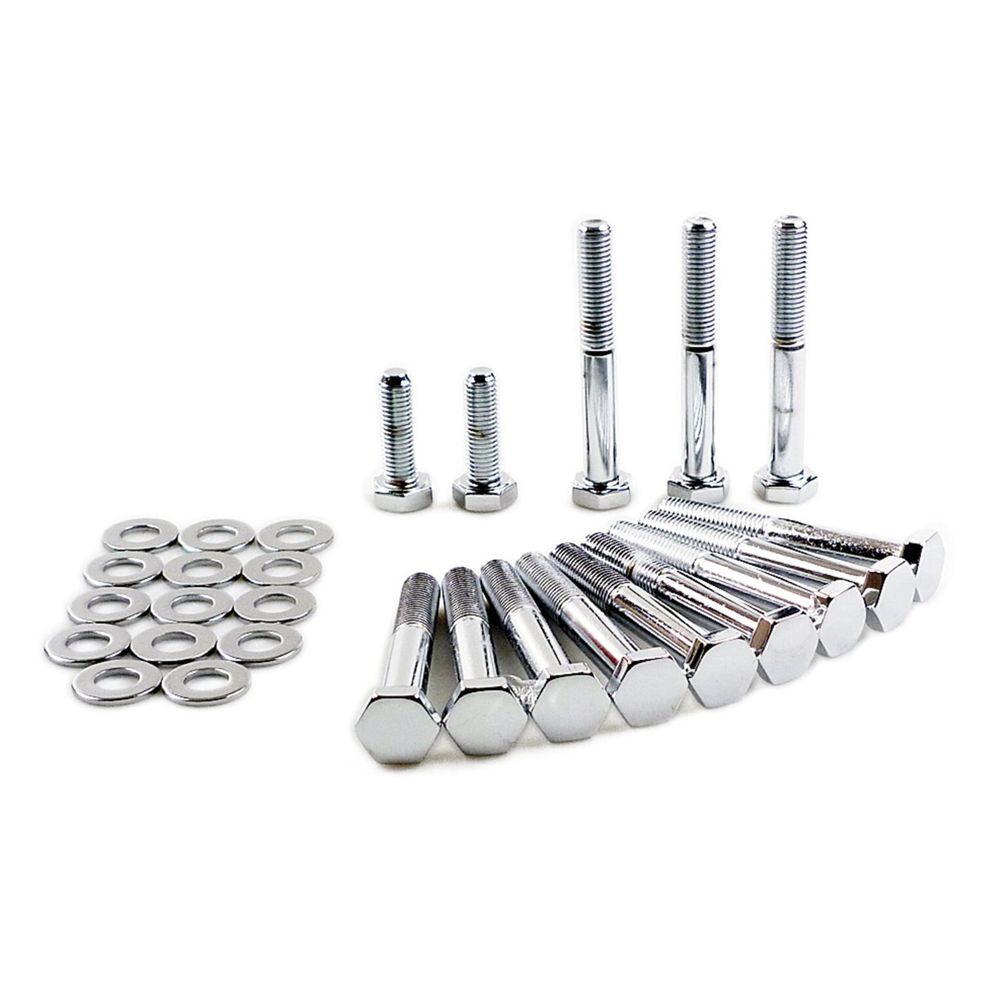 Colony Colony, Sportster rocker box bolt kit. Hex, chrome - Image 2