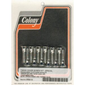 Colony Colony cam cover mount kit, OEM style. Chrome
