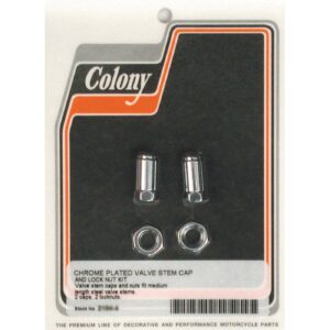 Colony Colony valve stem caps. Medium length