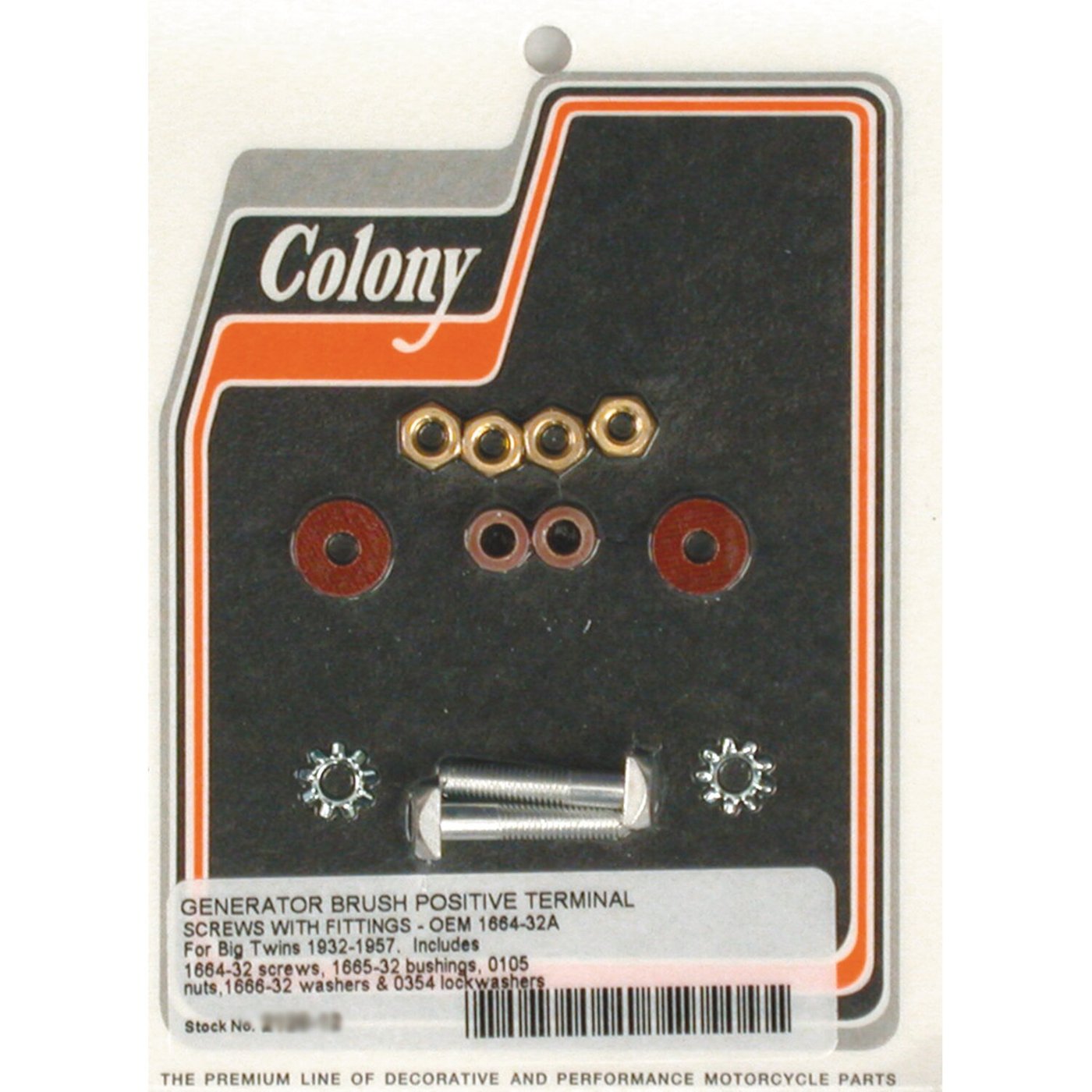 Colony Colony, generator terminal positive screw kit