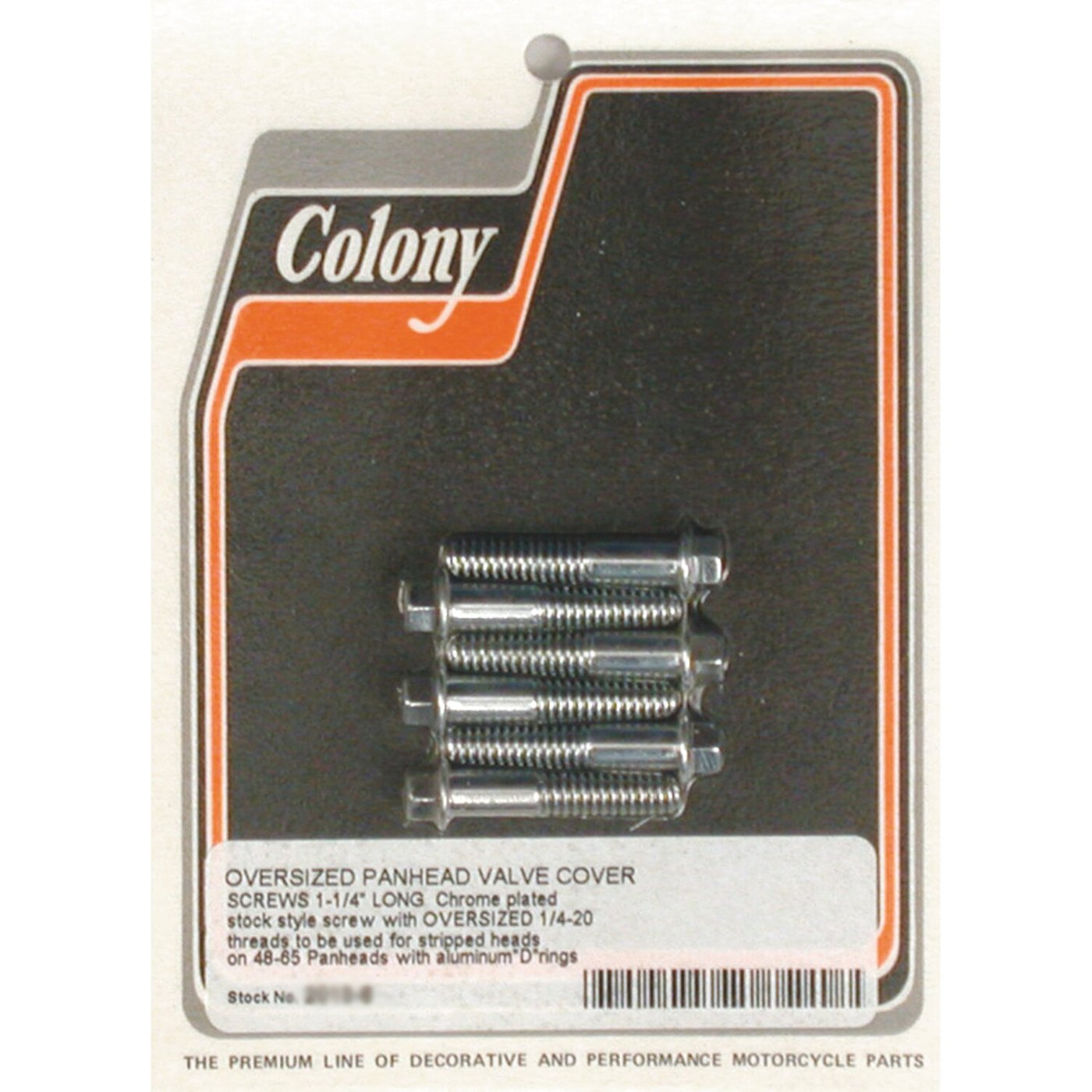 Colony Colony, oversized Panhead rocker cover screw set