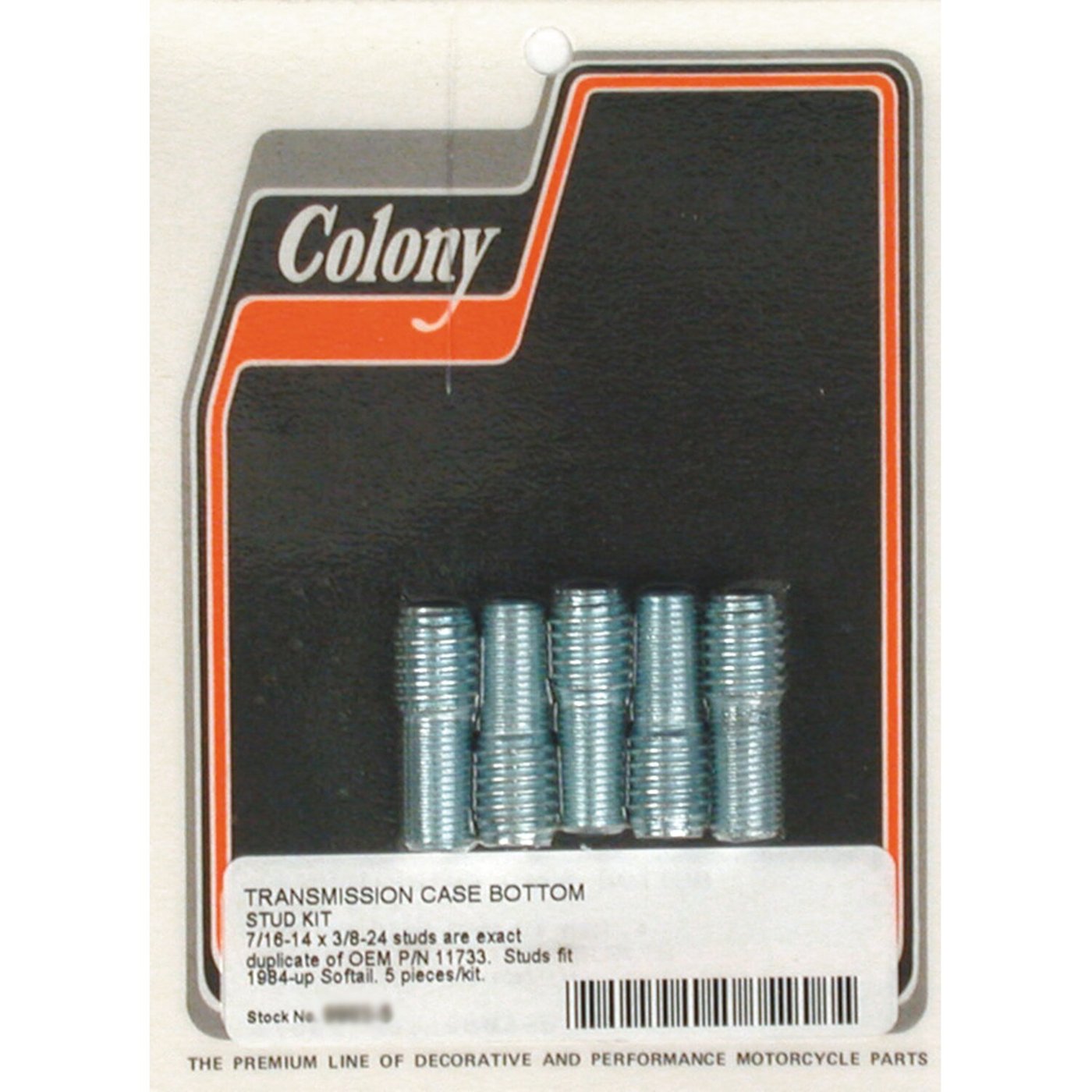 Colony Colony, transmission to mount plate stud kit