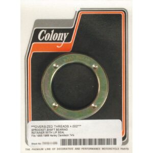 Colony Colony, sprocket shaft oil seal. Screw type, +.002"
