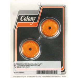 Colony Colony, swingarm pivot bolt cover set. Amber reflector