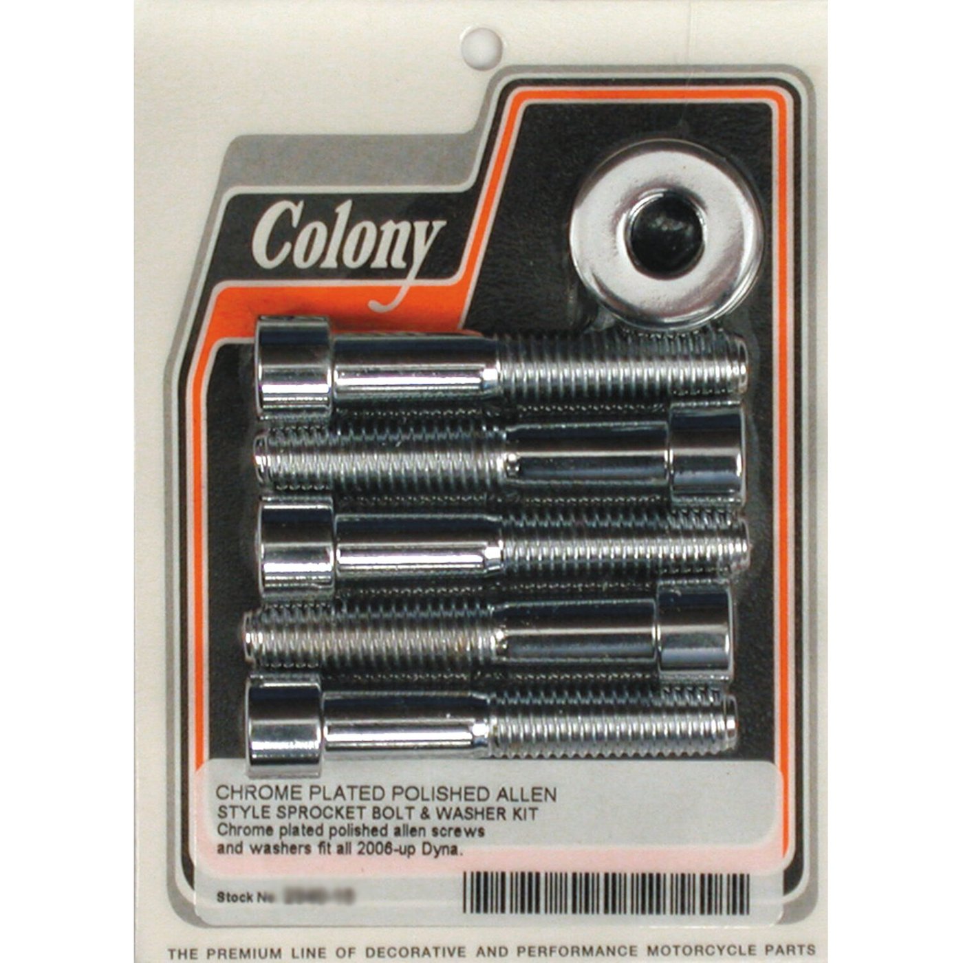 Colony Colony, wheel pulley bolt & washer kit. Chrome