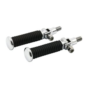 MCS Stud kit, passenger foot pegs. Chrome