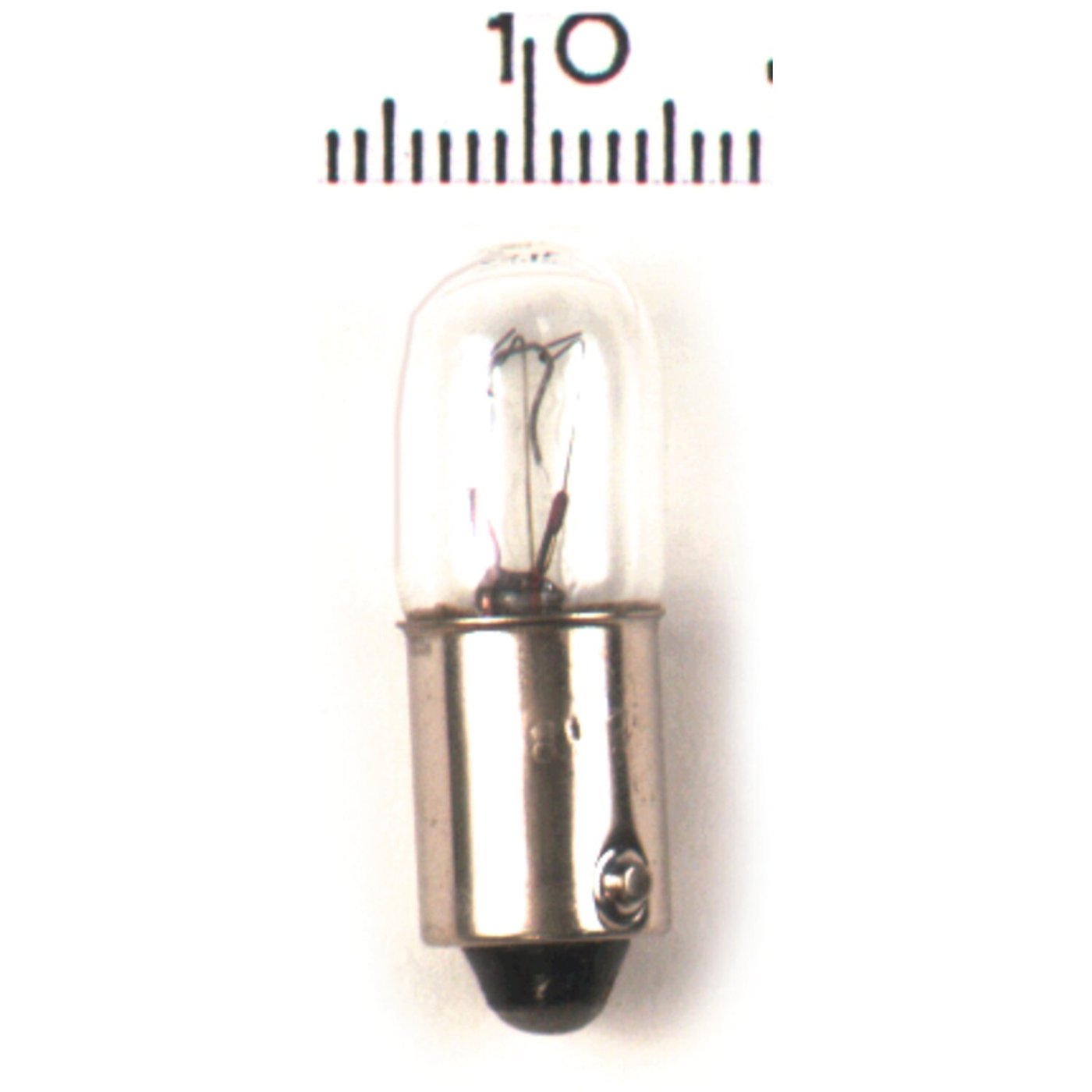 MCS Light bulb indicator 12v3cp. Clear glass