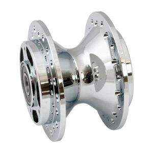 MCS Front wheel hub, chrome