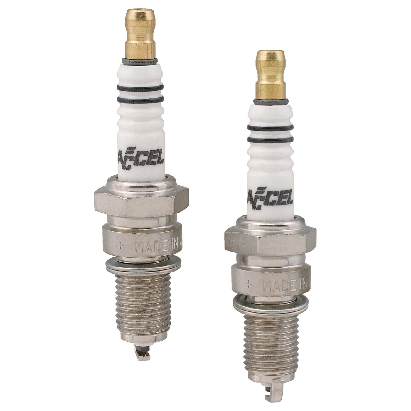 Accel Accel, U-groove platinum spark plug set. 12mm