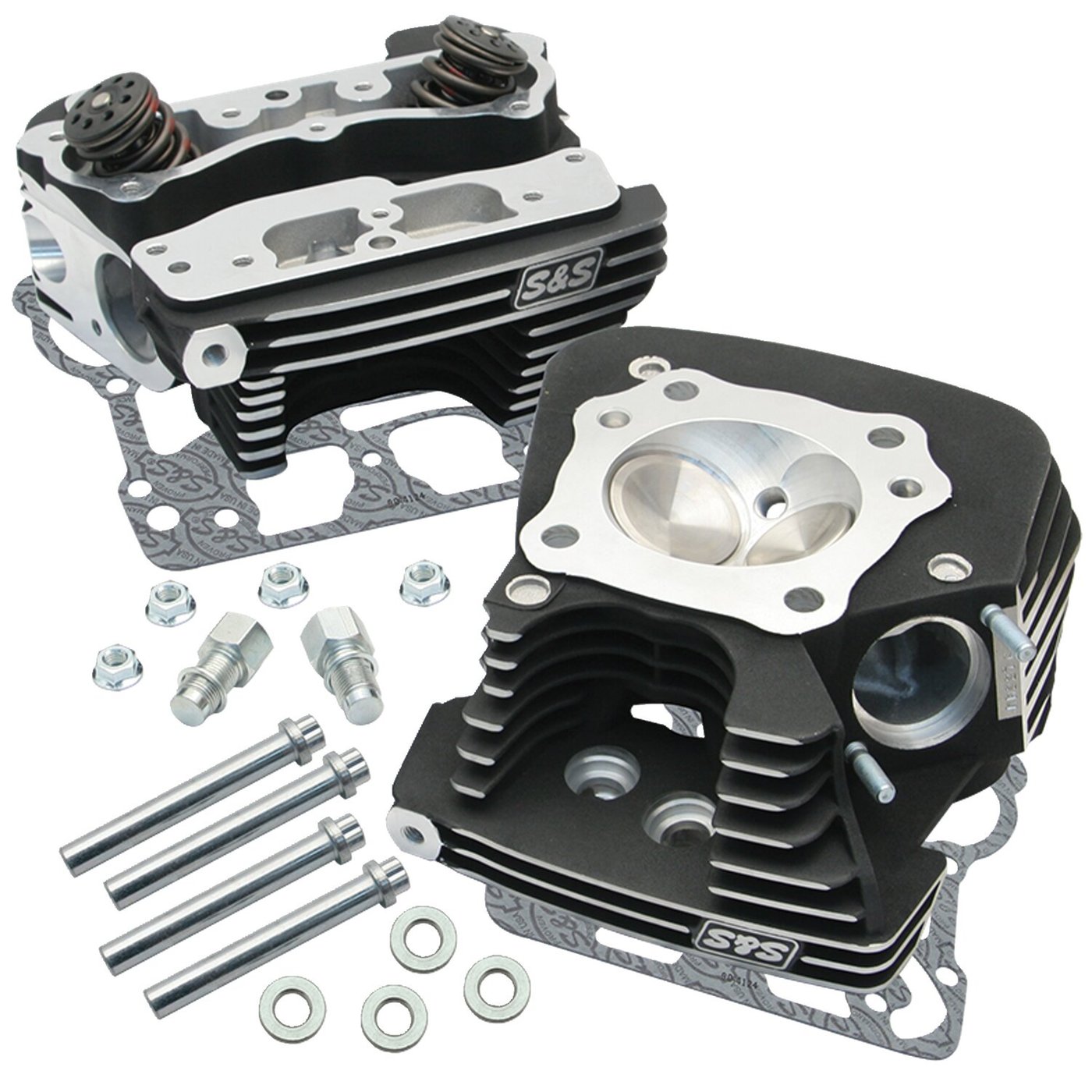 S&S S&S, cylinder head kit. Black .650" lift