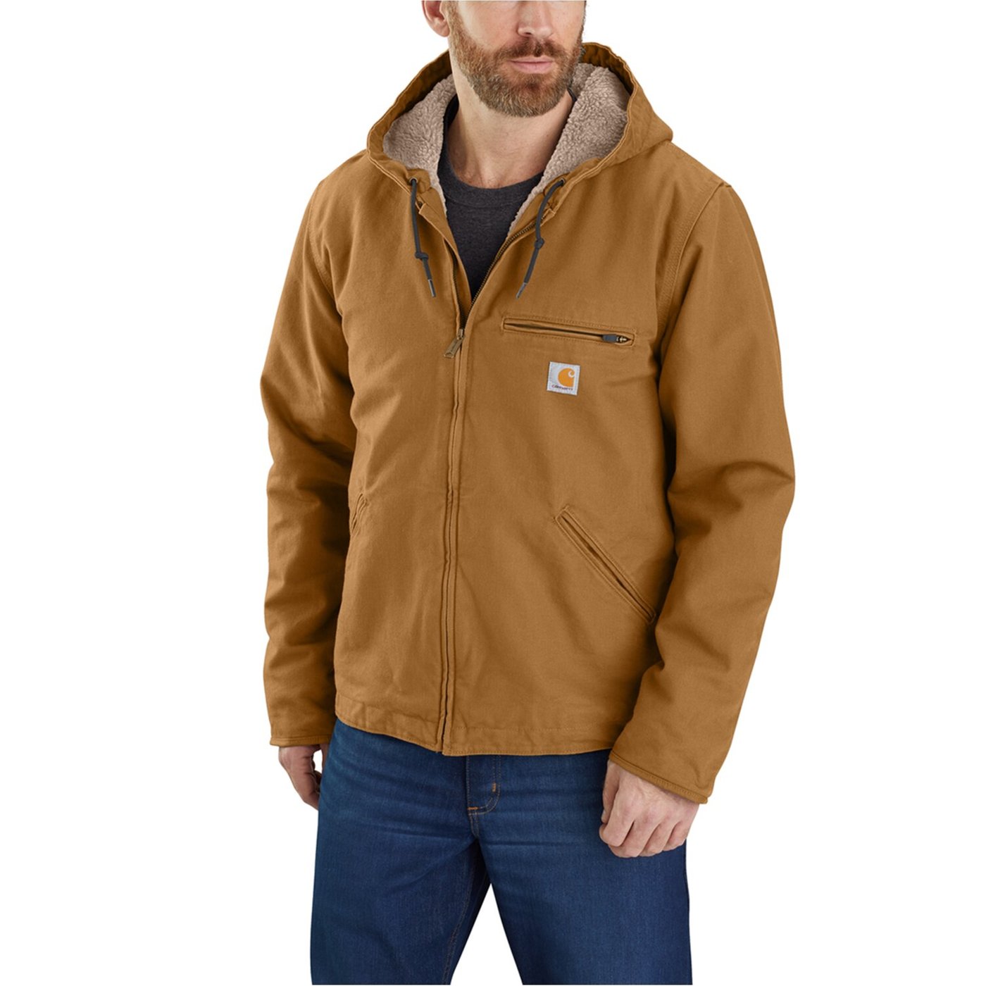Carhartt Carhartt Washed duck lined jacket Carhartt brown - Image 2