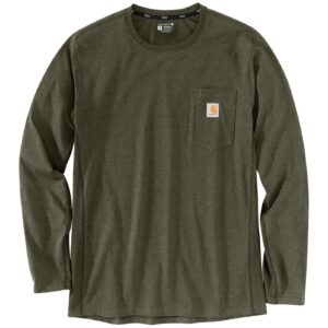 Carhartt Carhartt Force™ pocket long sleeve basil heather