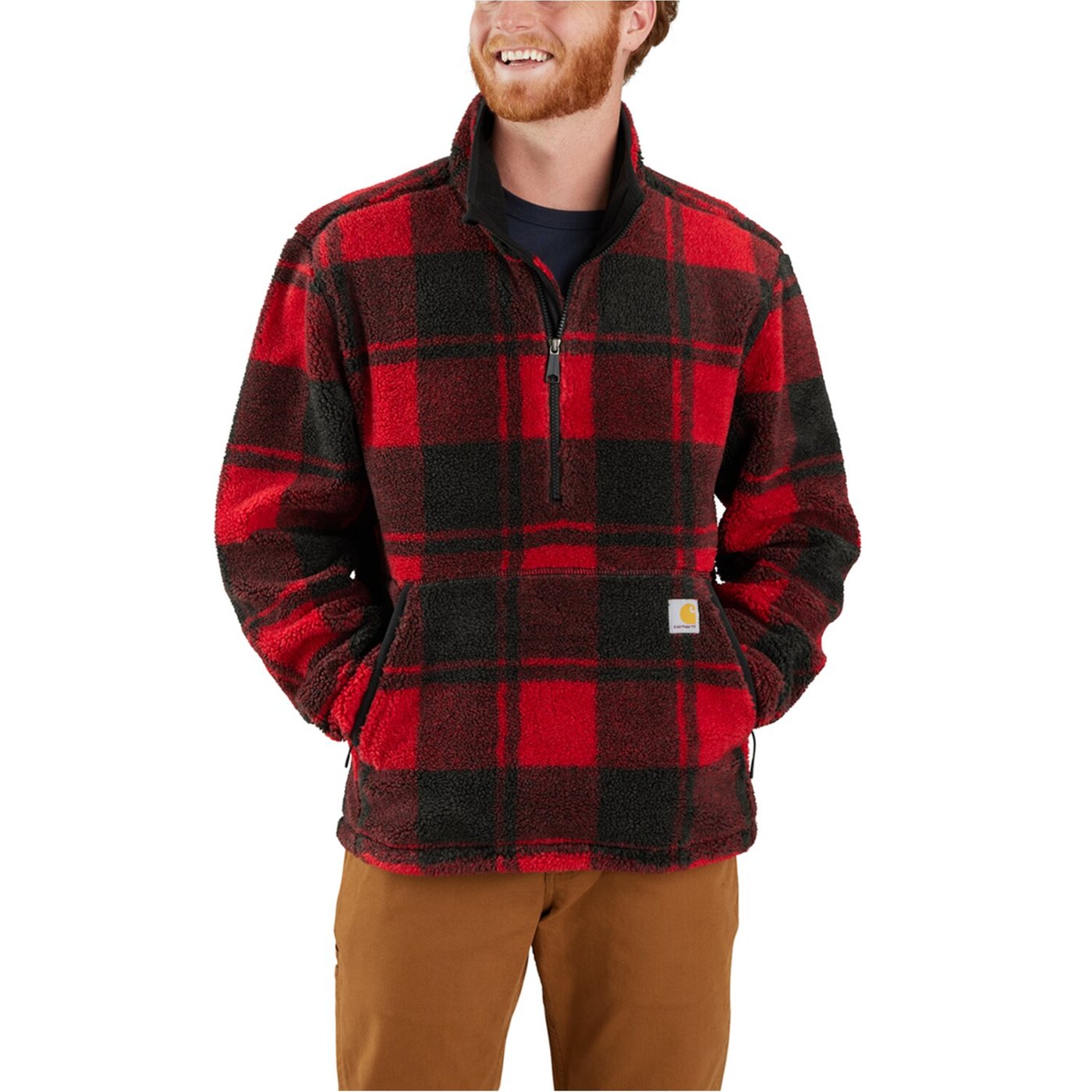 Carhartt Carhartt Fleece pullover crabapple/black - Image 2
