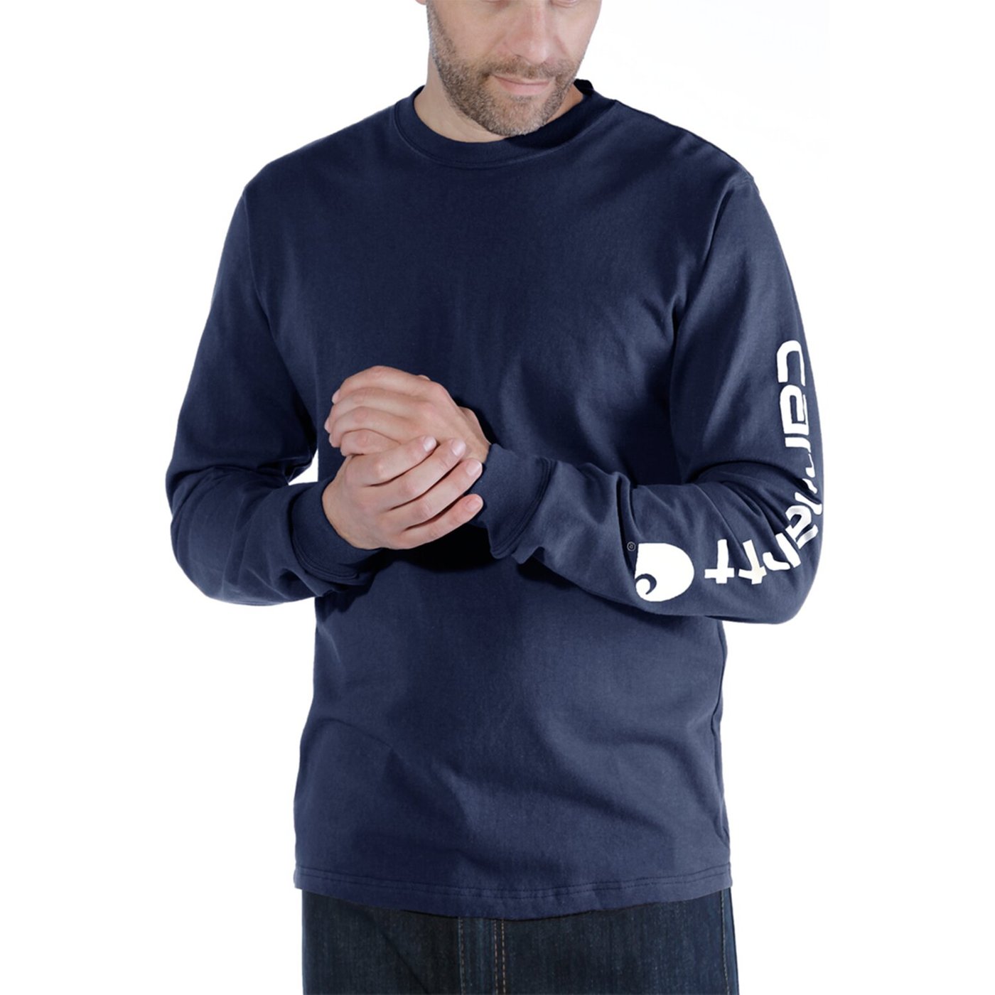 Carhartt Carhartt Sleeve Logo long sleeve navy - Image 2