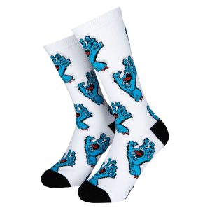 Santa Cruz Santa Cruz Multi Hand Socks (2 Pack) white/black