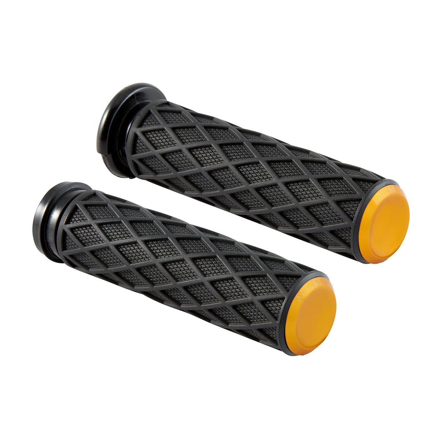 Arlen Ness Arlen Ness, Diamond Handlebar Grip Set. Gold
