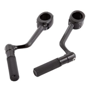 Arlen Ness Arlen Ness, forged highway peg mounts. With pegs. Black