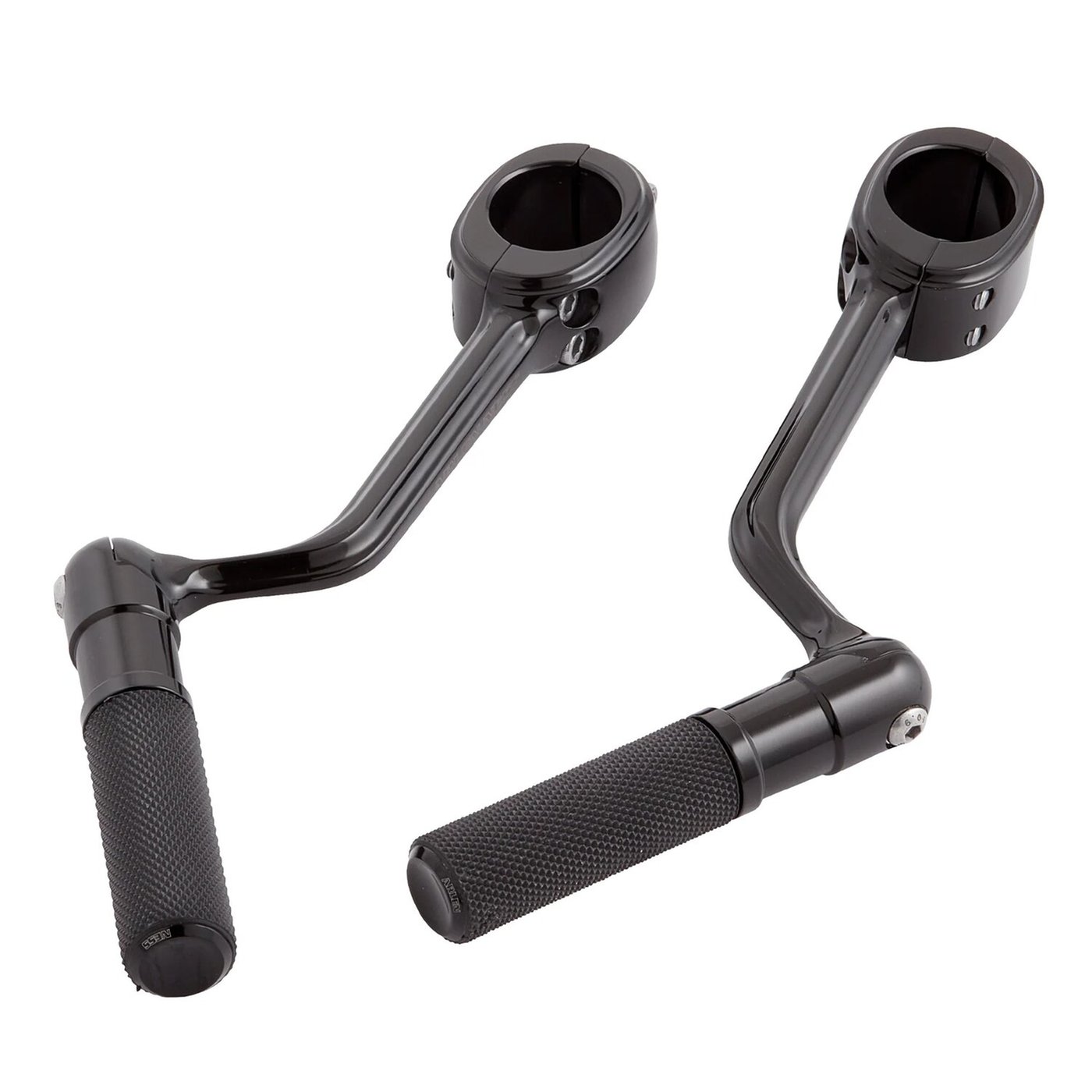 Arlen Ness Arlen Ness, forged highway peg mounts. With pegs. Black