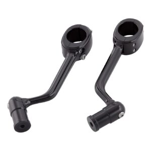 Arlen Ness Arlen Ness, forged highway peg mounts. No pegs. Black