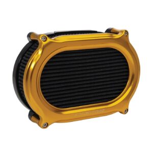 Arlen Ness Arlen Ness, Stage II Oval Upgrade air cleaner kit. Gold