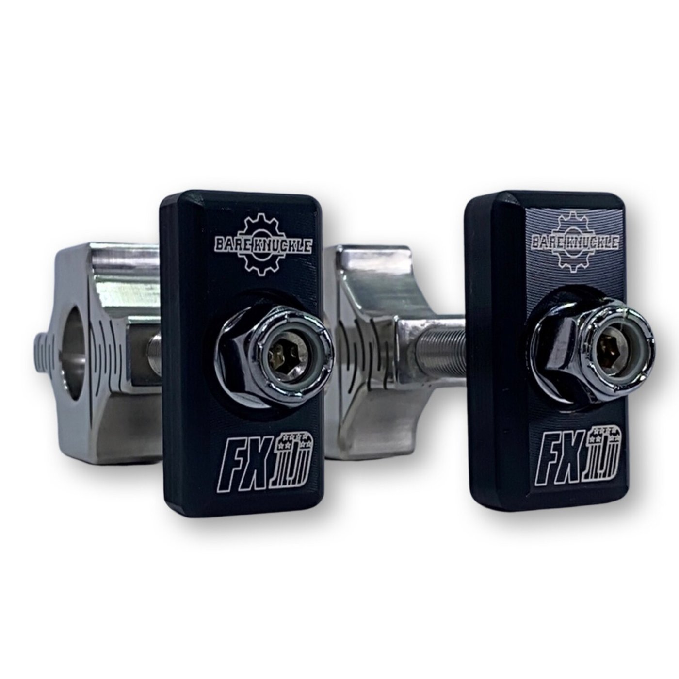 Bare knuckle performance Bare Knuckle Performance, axle adjuster kit. FXD logo