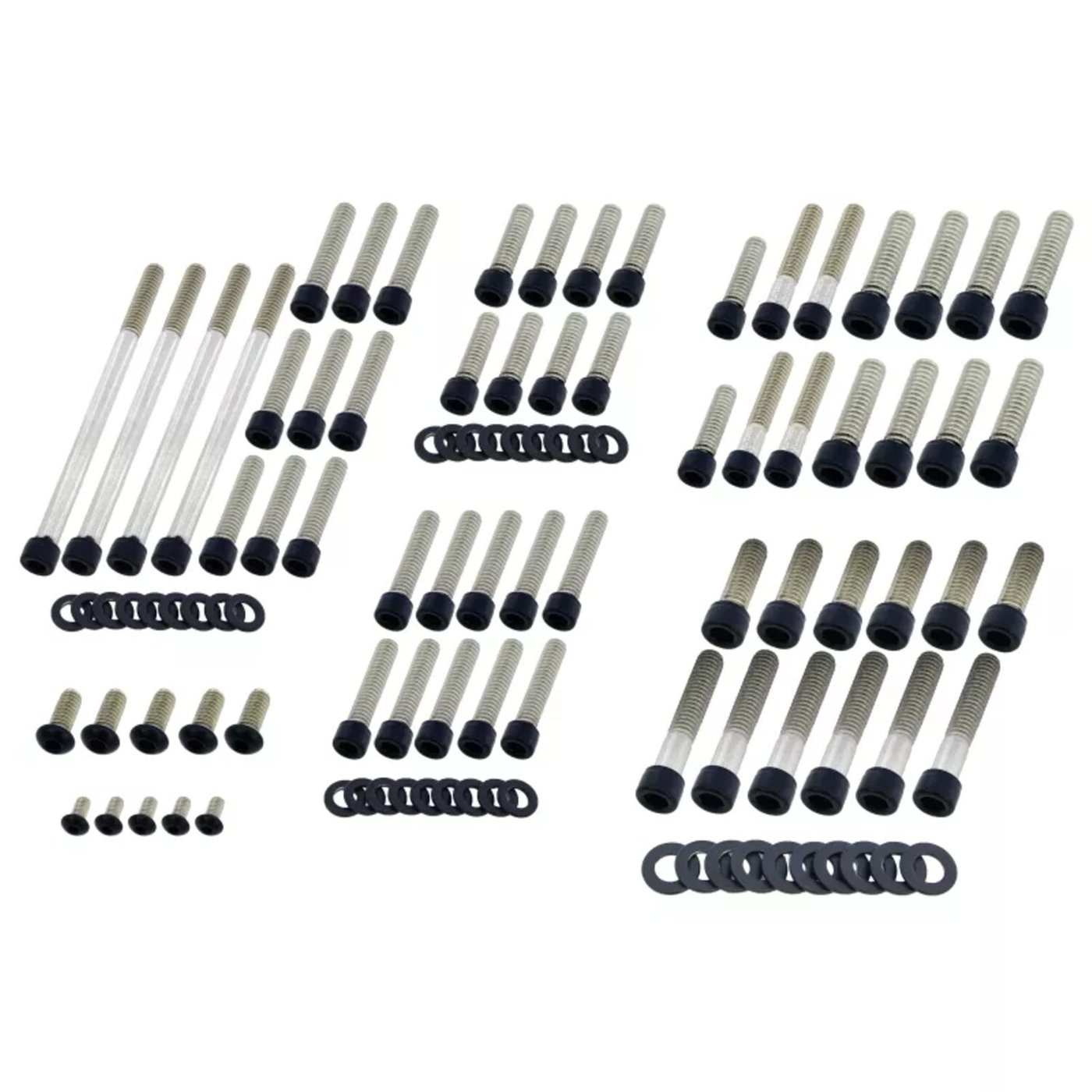 Screws4Bikes Screws4bikes, engine bolt kit. Matte black