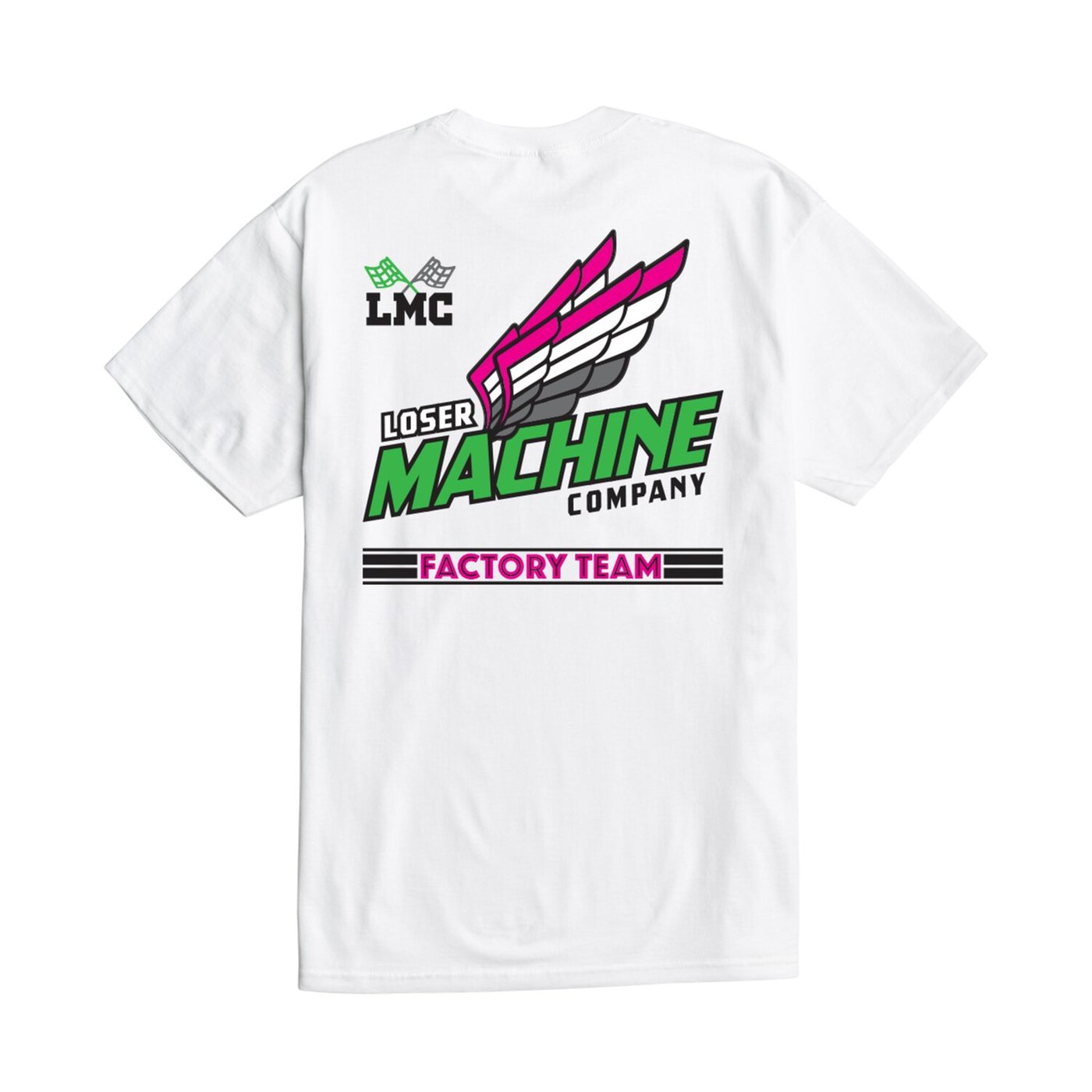 Loser Machine Company Loser Machine Four Stroke t-shirt white - Image 2