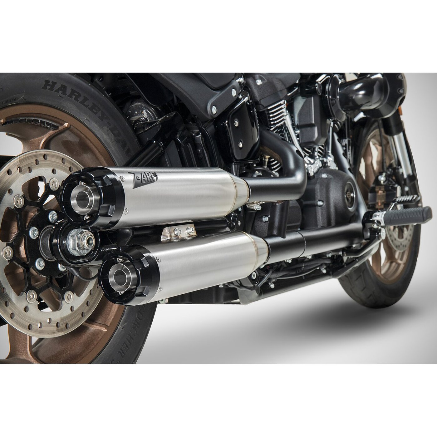 Zard Zard, 'Overlapped' 2-2 slip-on mufflers. Plain - Image 2