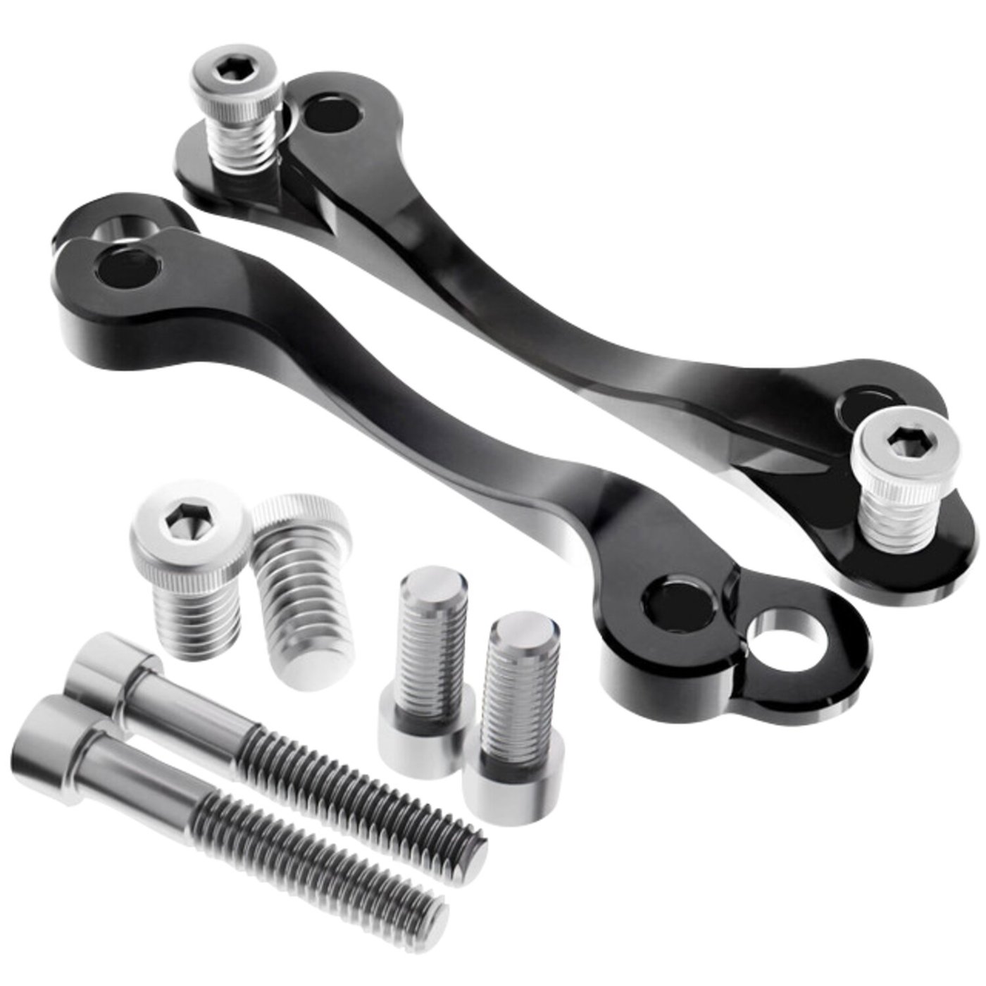 Kraus Kraus, KR8 front fender adapter bracket kit. Black