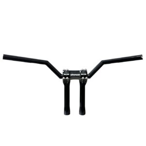 Indian Larry Motorcycles Indian Larry, BK Brawler aluminum handlebar 4" rise. Black