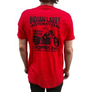 Indian Larry Motorcycles Indian Larry Street Racer t-shirt red