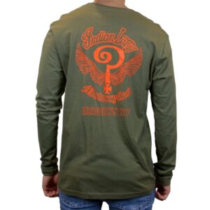 Indian Larry Motorcycles Indian Larry John's long sleeve army green