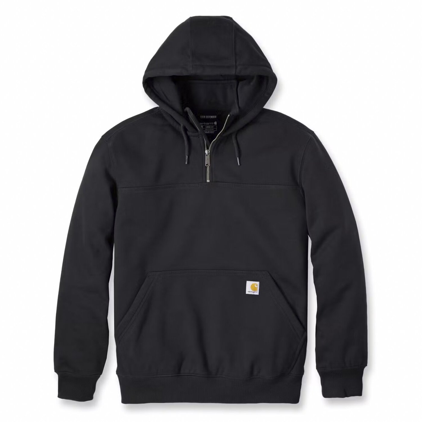Carhartt Carhartt Heavyweight Quarter zip hoodie black