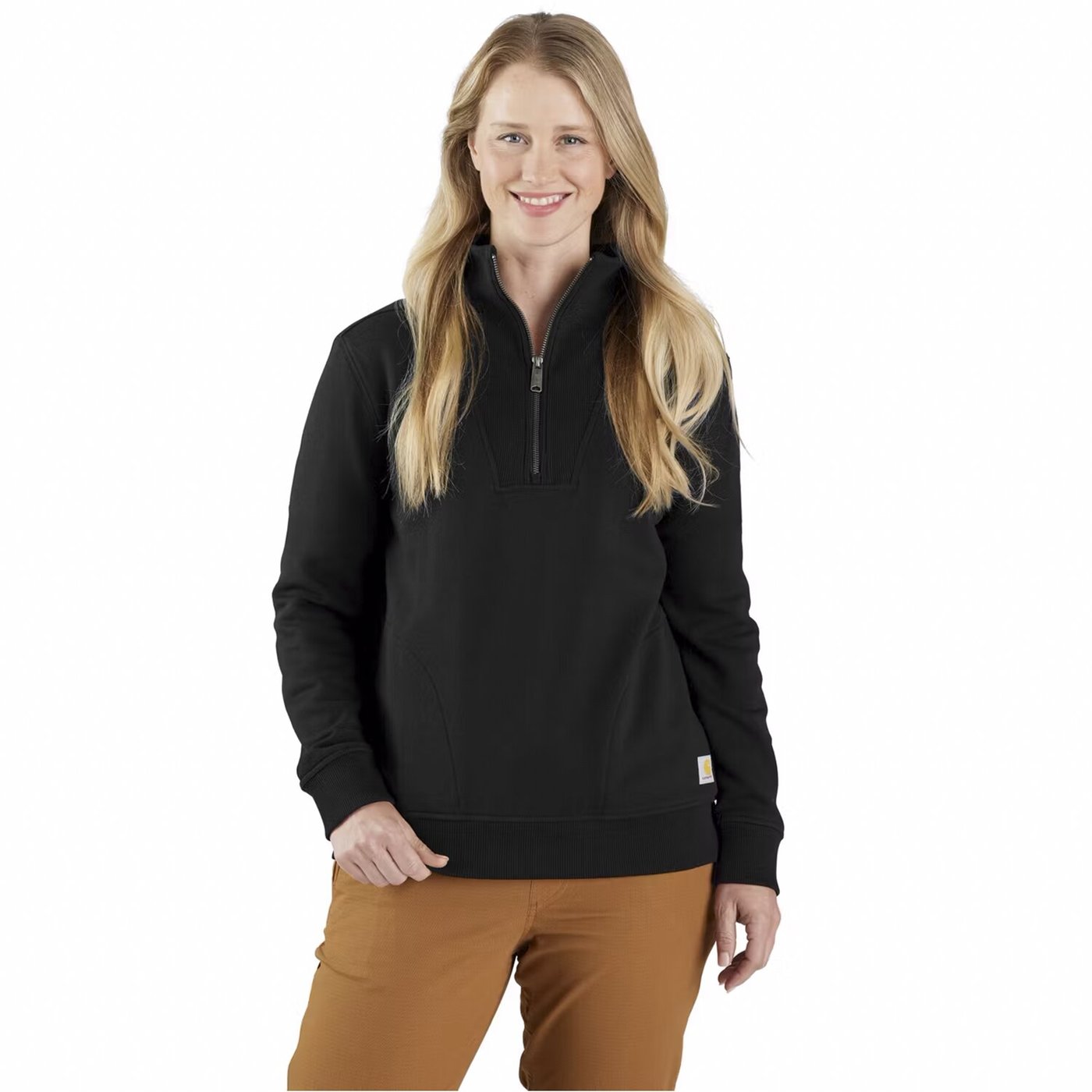 Carhartt Carhartt Fiber Series Half-Zip female sweat-shirt black - Image 2
