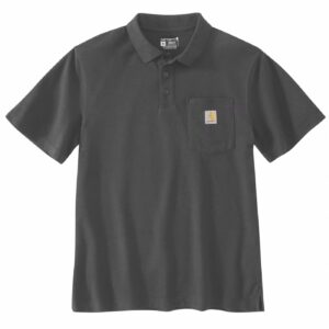 Carhartt Carhartt Midweight S/S Pocket Polo carbon heather