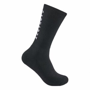 Carhartt Carhartt Midweight Logo Crew sock 3 Pack black