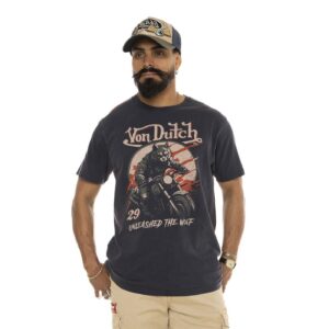 Von Dutch Von Dutch Wolfy t-shirt navy