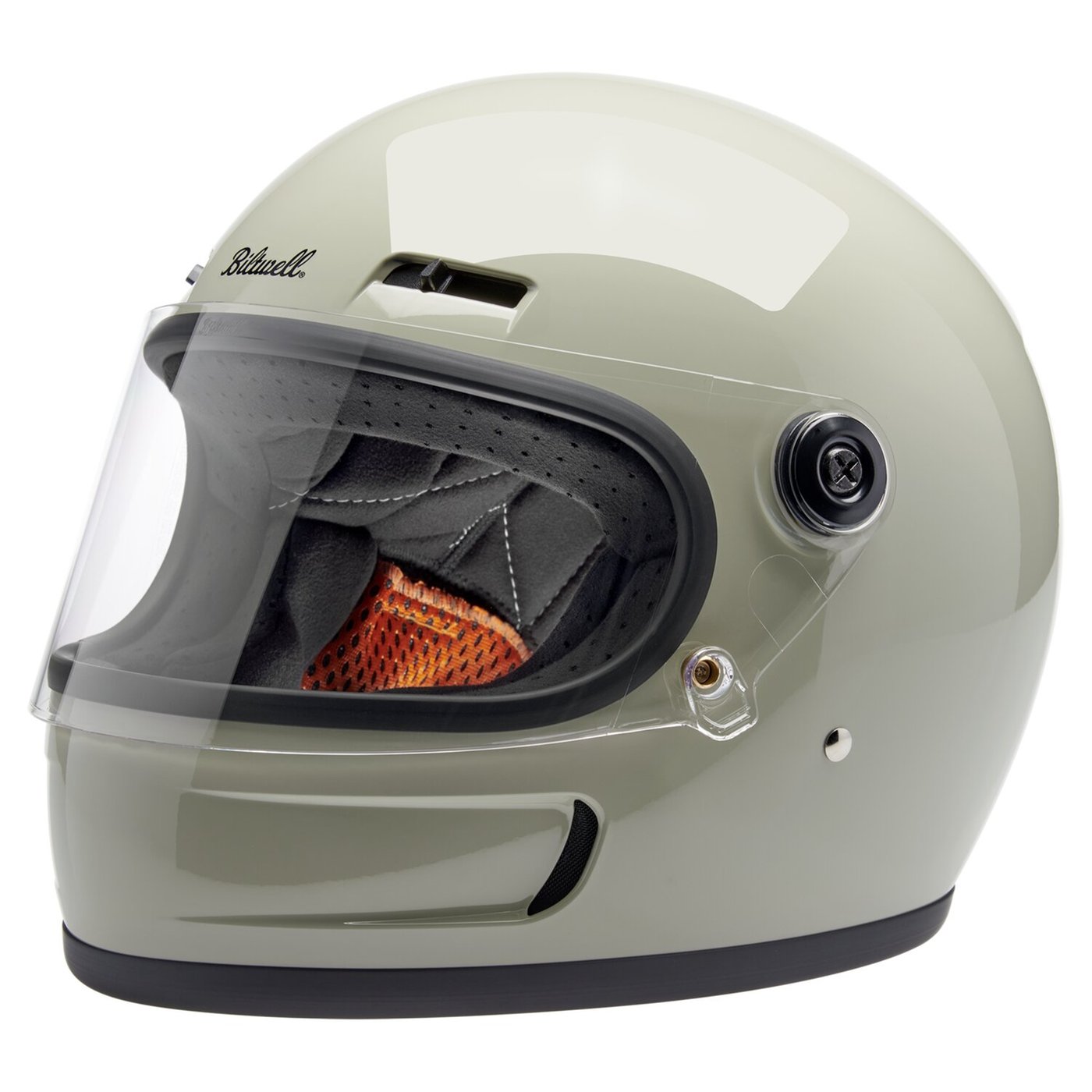 Biltwell Biltwell Gringo SV helmet Chalk Grey - Image 2