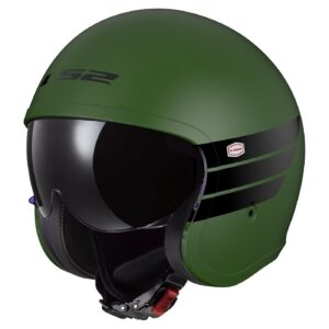 LS2 LS2 Spitfire II Retro helmet military green