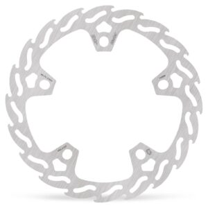Moto-Master Moto-Master, 'Flame' rigid brake rotor. Front left