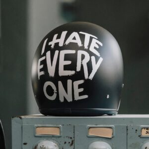 DMD DMD Retro helmet I Hate Everyone