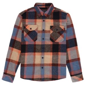13 and a half company 13 1/2 Steel flannel oxblood